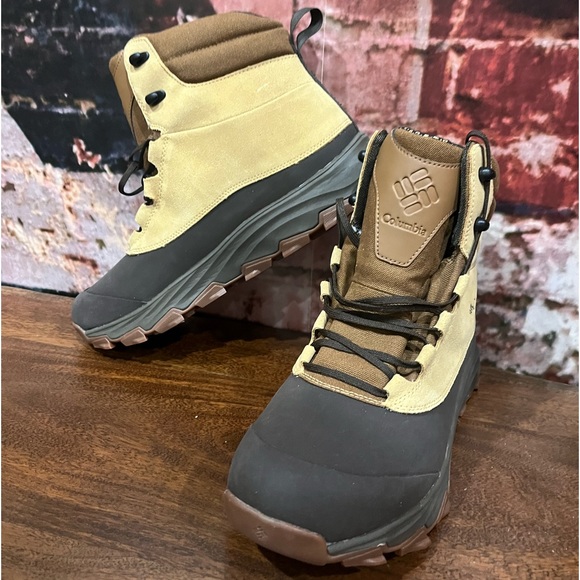 NEW COLUMBIA EXPEDITIONIST SHIELD BOOTS BEIGE AND BROWN - Picture 3 of 8